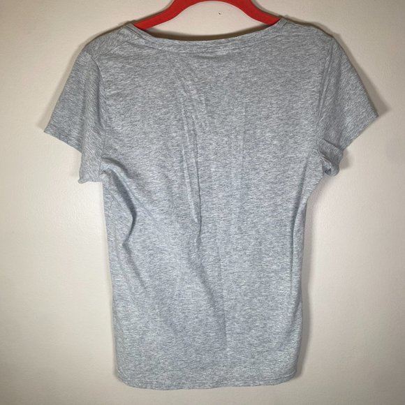 Calvin Klein Grey Short Sleeve Sleepwear Shirt - Picture 2 of 3